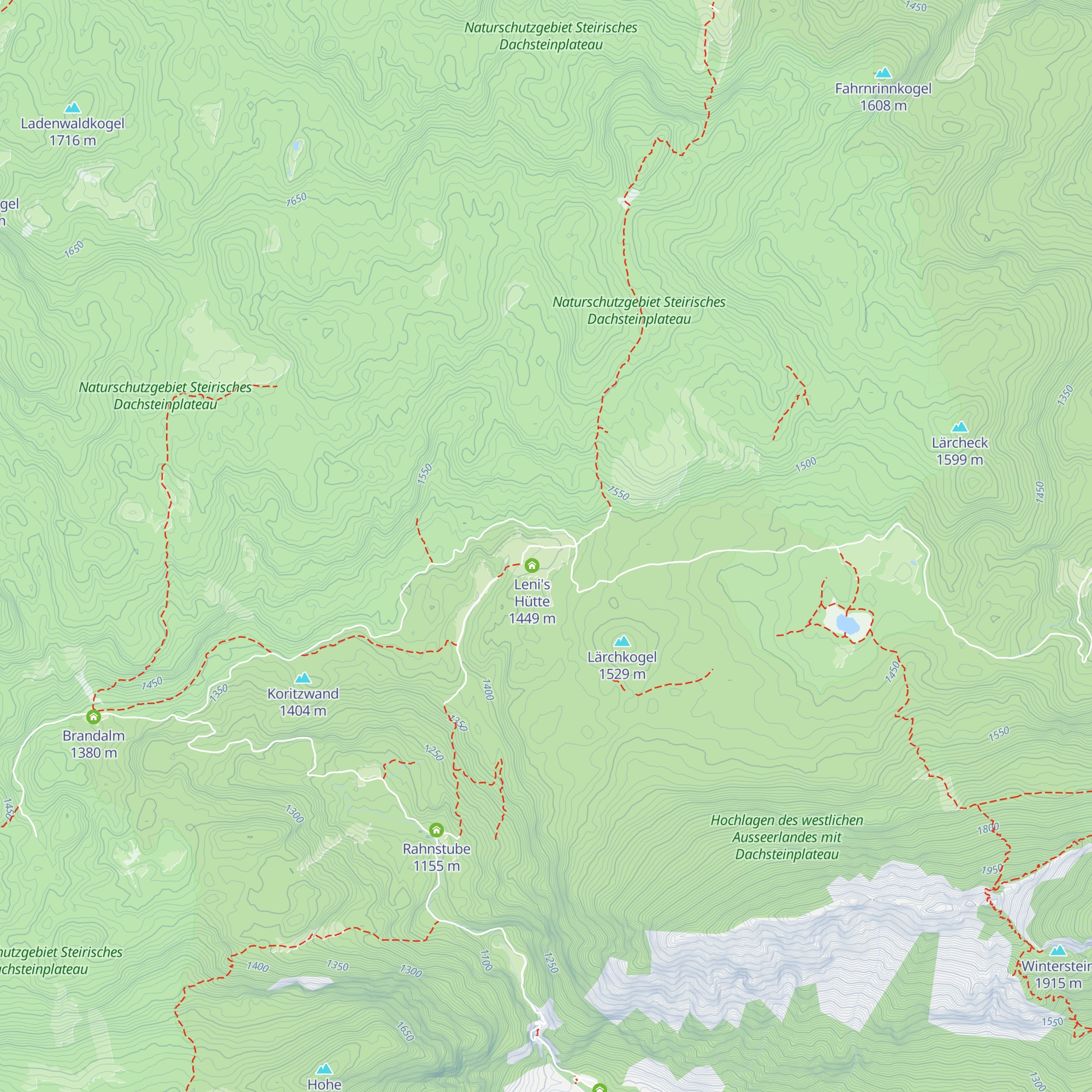 Simeterhütte map