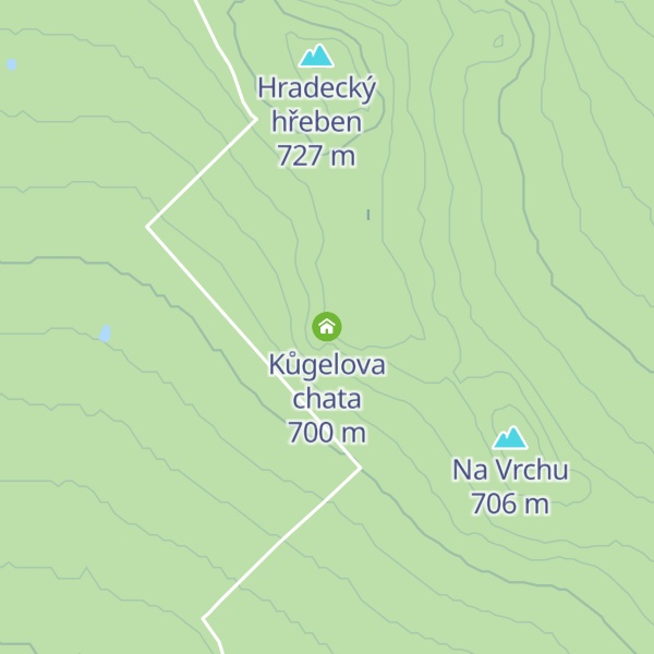 Map of Kůgelova chata