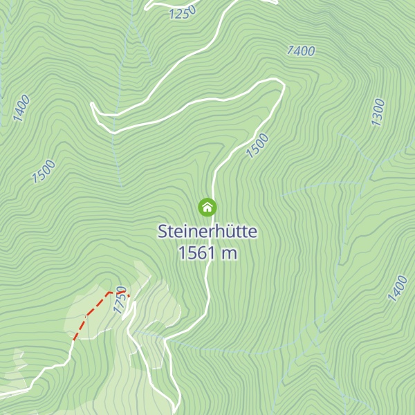 Map of Steinerhütte