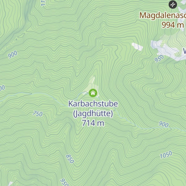 Map of Karbachstube (Jagdhütte)