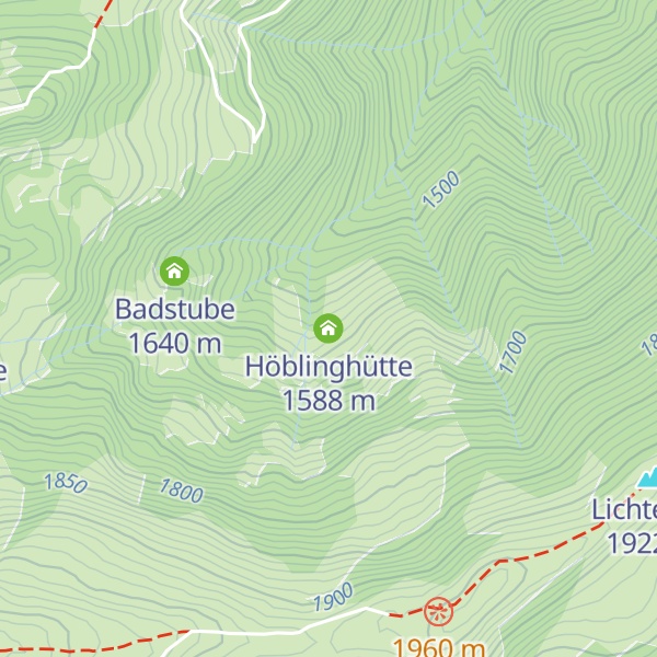 Map of Höblinghütte