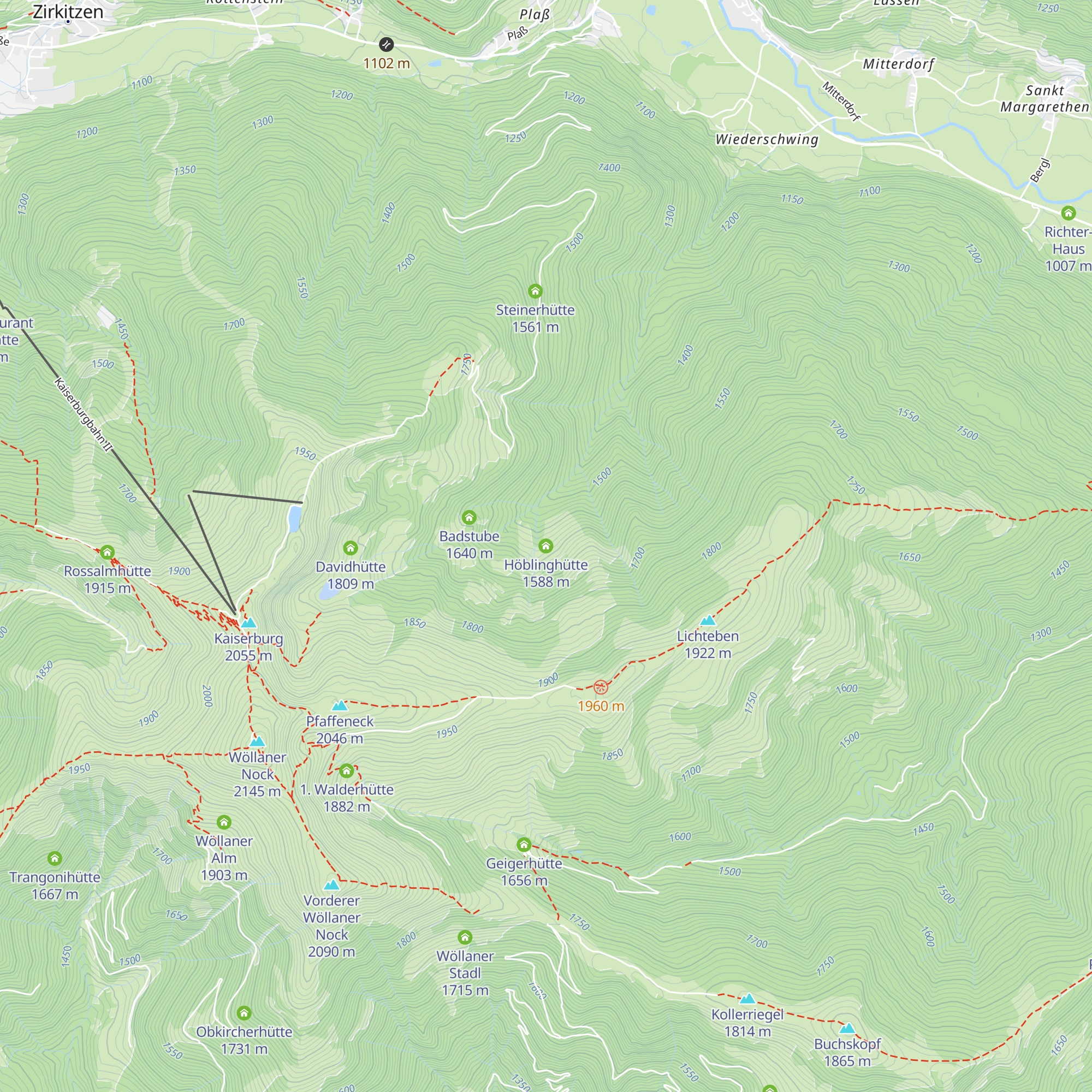 Höblinghütte map
