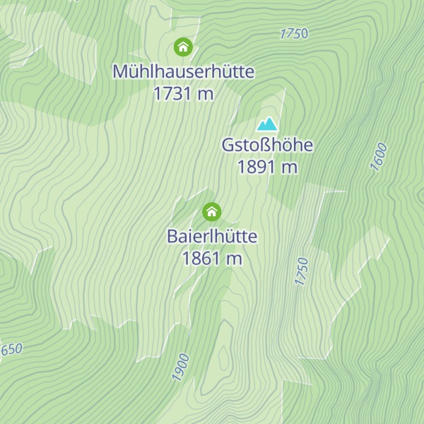 Map of Baierlhütte