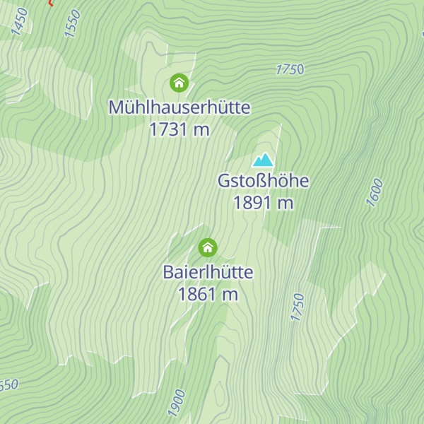 Map of Heinererhütte
