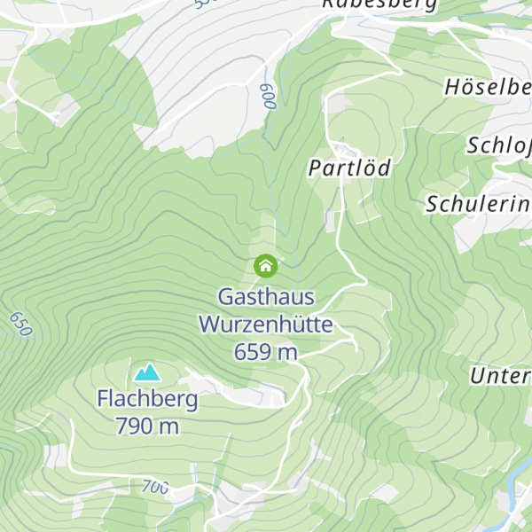 Map of Gasthaus Wurzenhütte