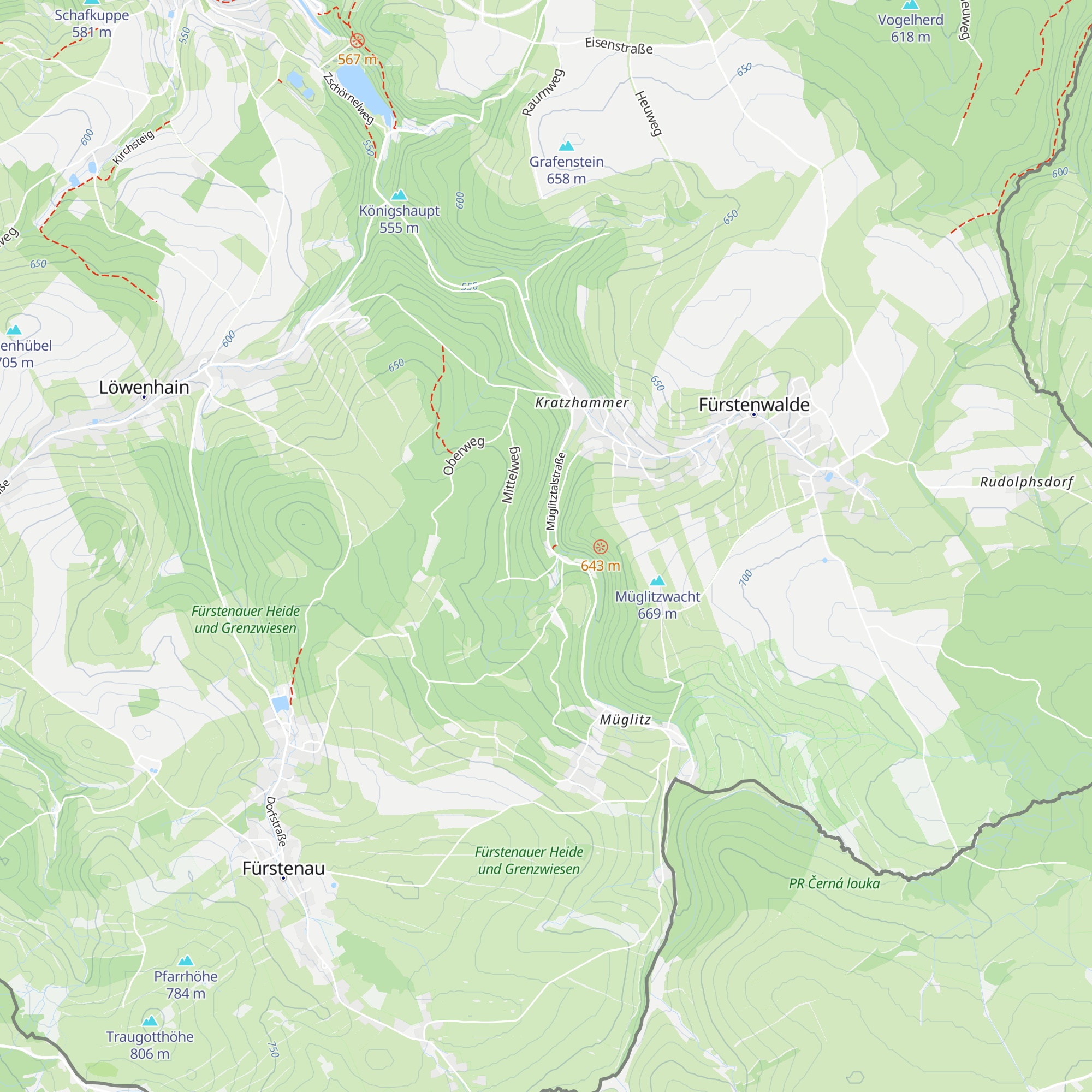 Bikehütte Rehnhäusl map