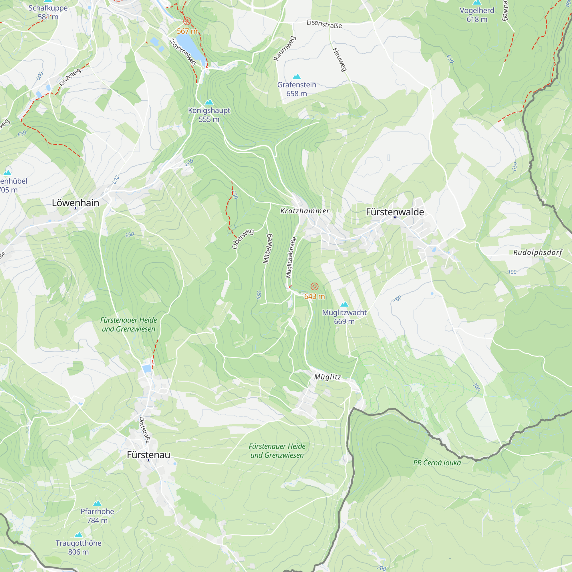 Bikehütte Rehnhäusl map