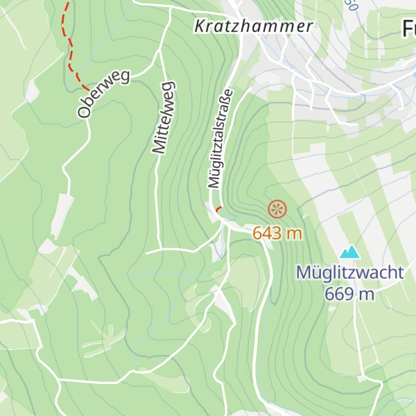 Map of Bikehütte Rehnhäusl