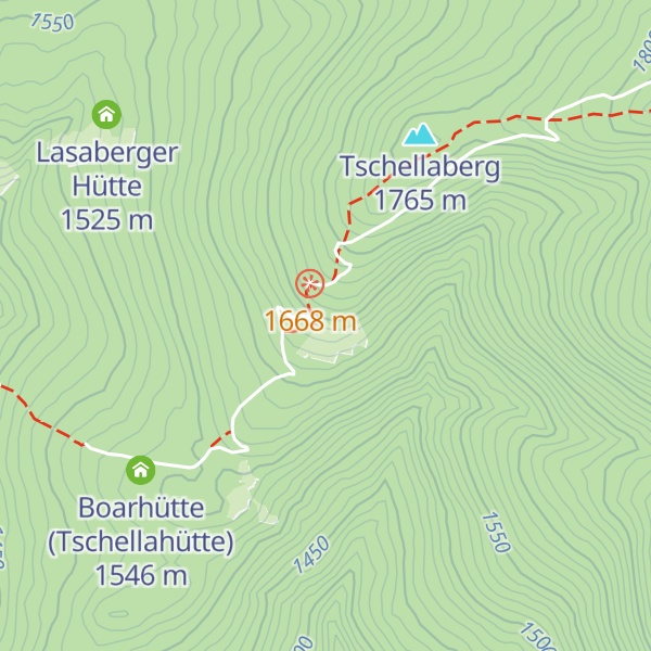Map of Franzenbauerhütte