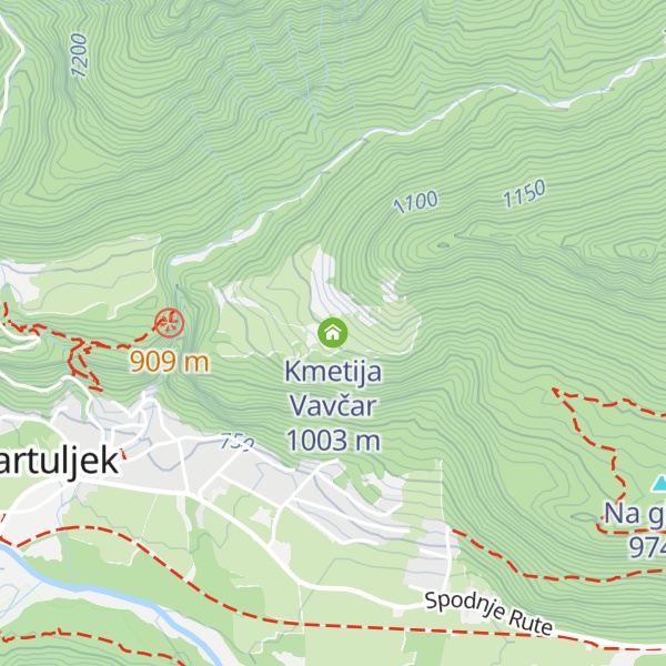 Map of Kmetija Vavčar