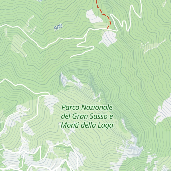 Map of Monte Bertona