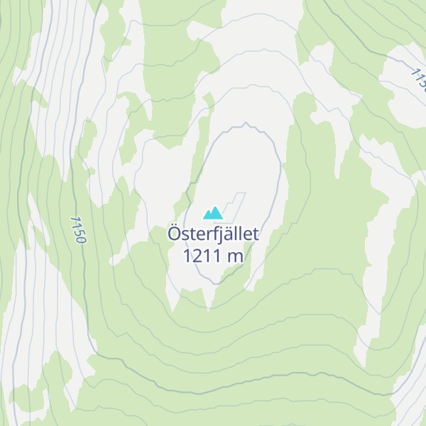 Map of Österfjället