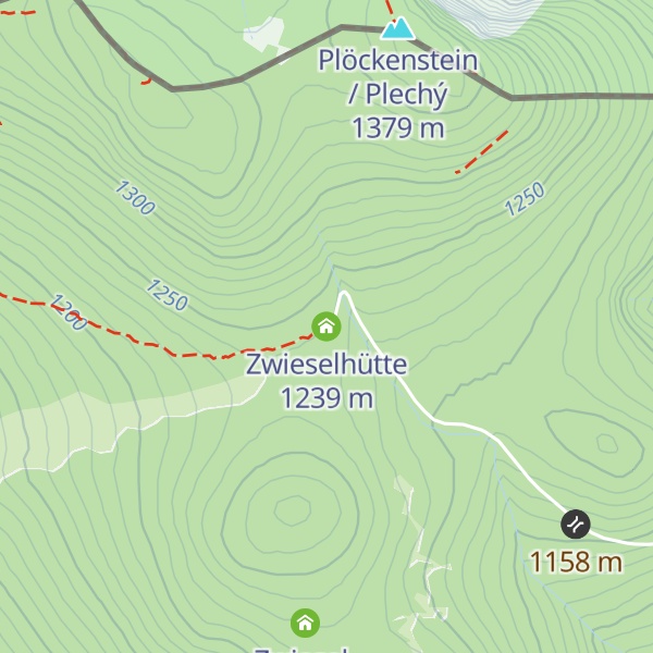 Map of Zwieselhütte