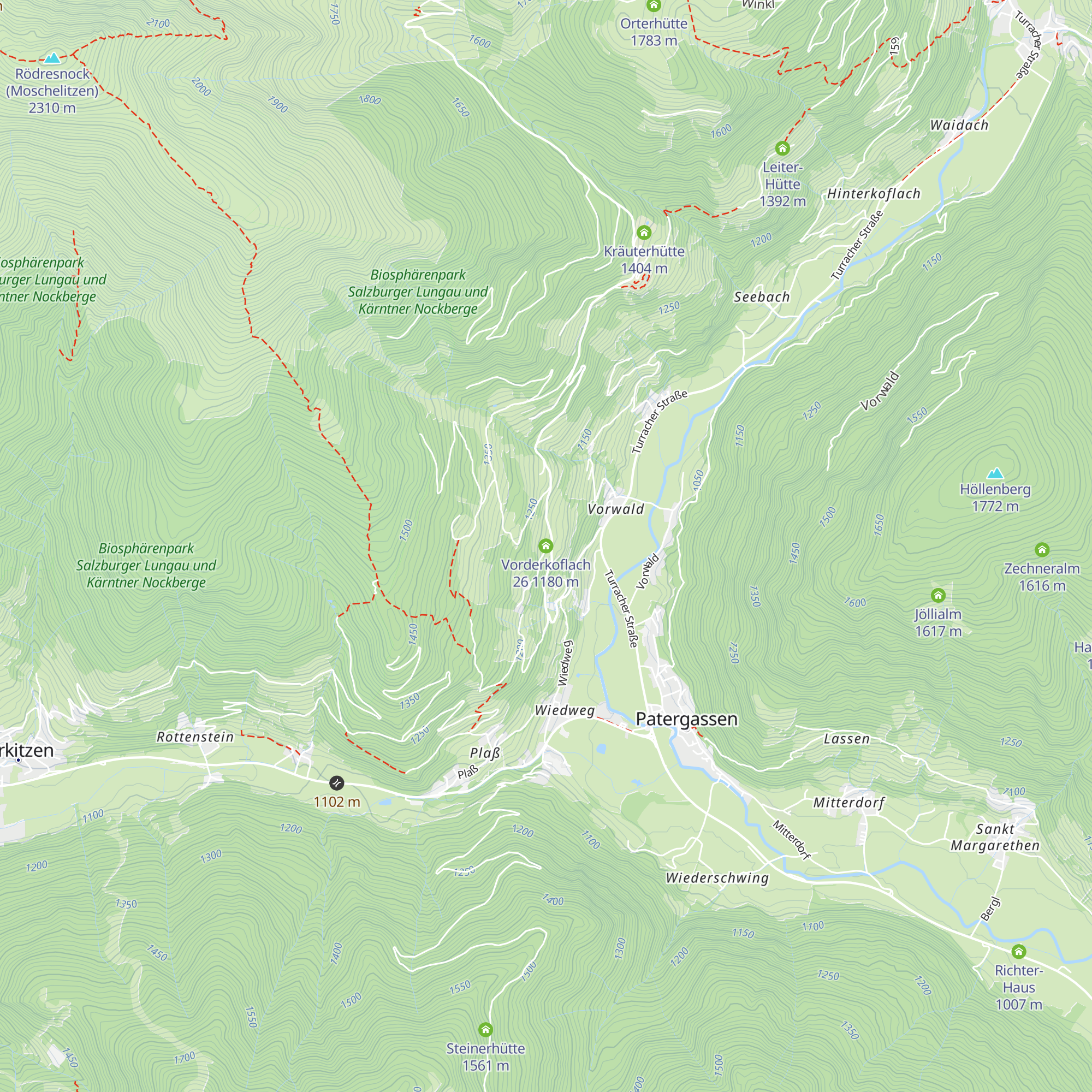 Vorderkoflach 26 map