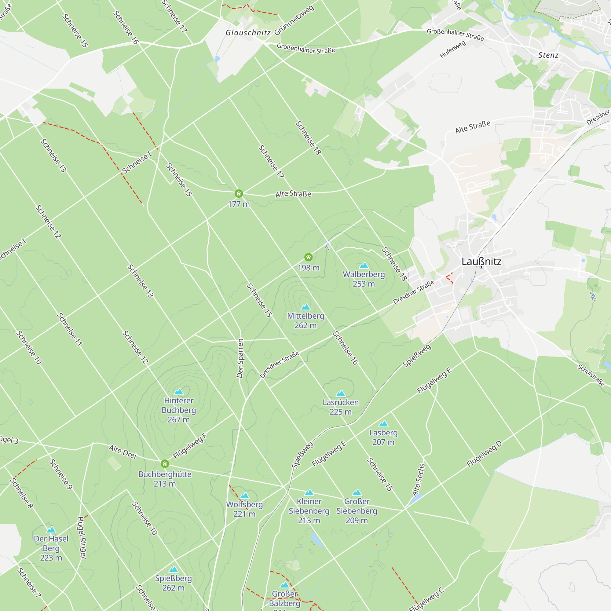 Waldmannsruh map