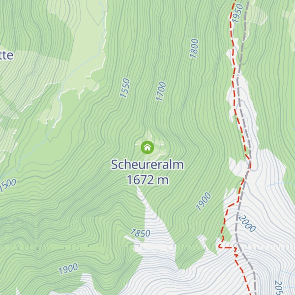 Map of Scheureralm