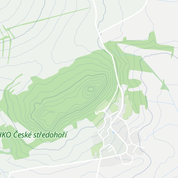 Map of Chožovská hora [Chožov]