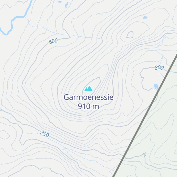 Map of Garmoenessie