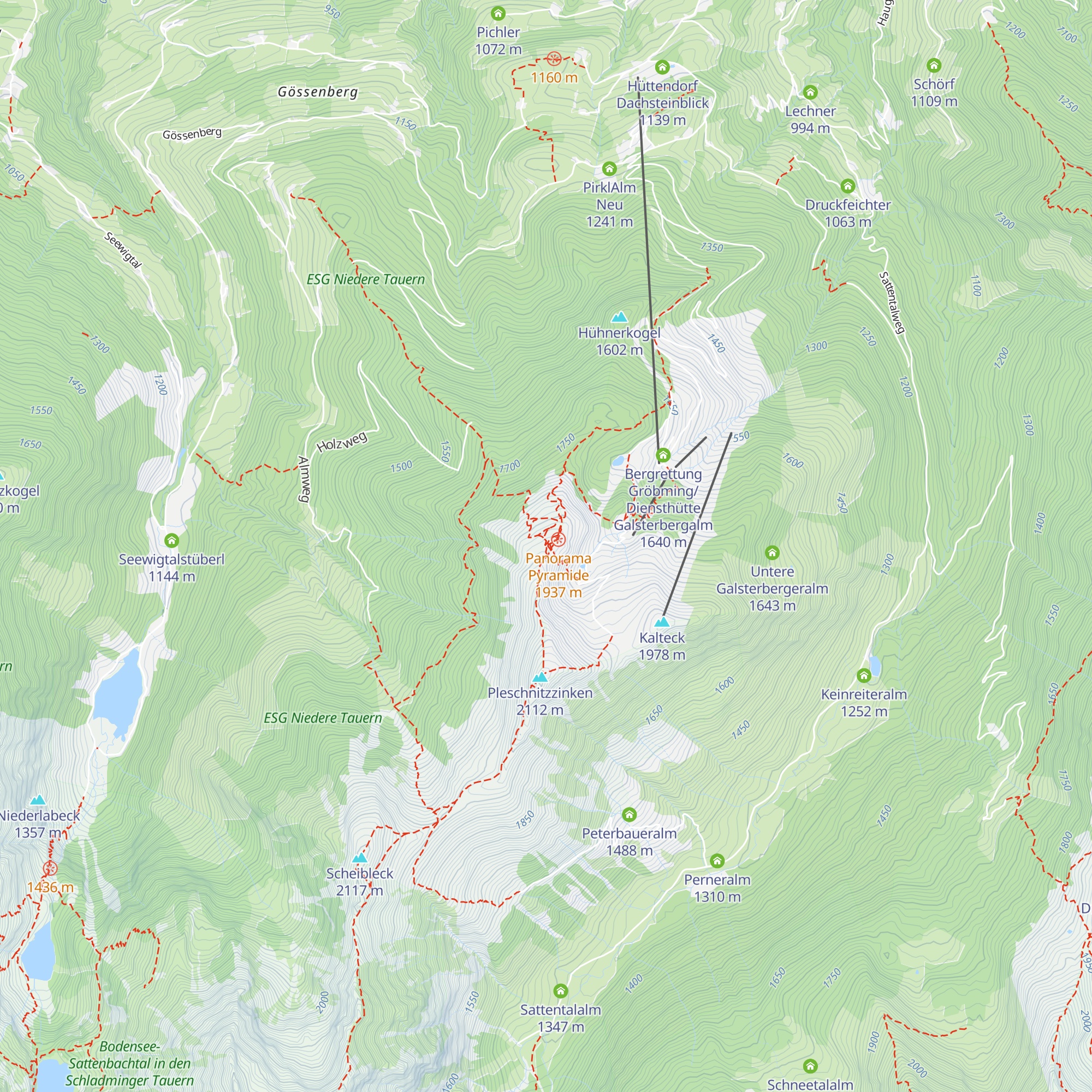 Pleschnitzzinkenhütte map