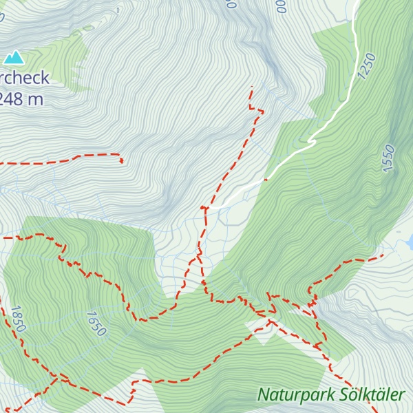 Map of Putzentalalm