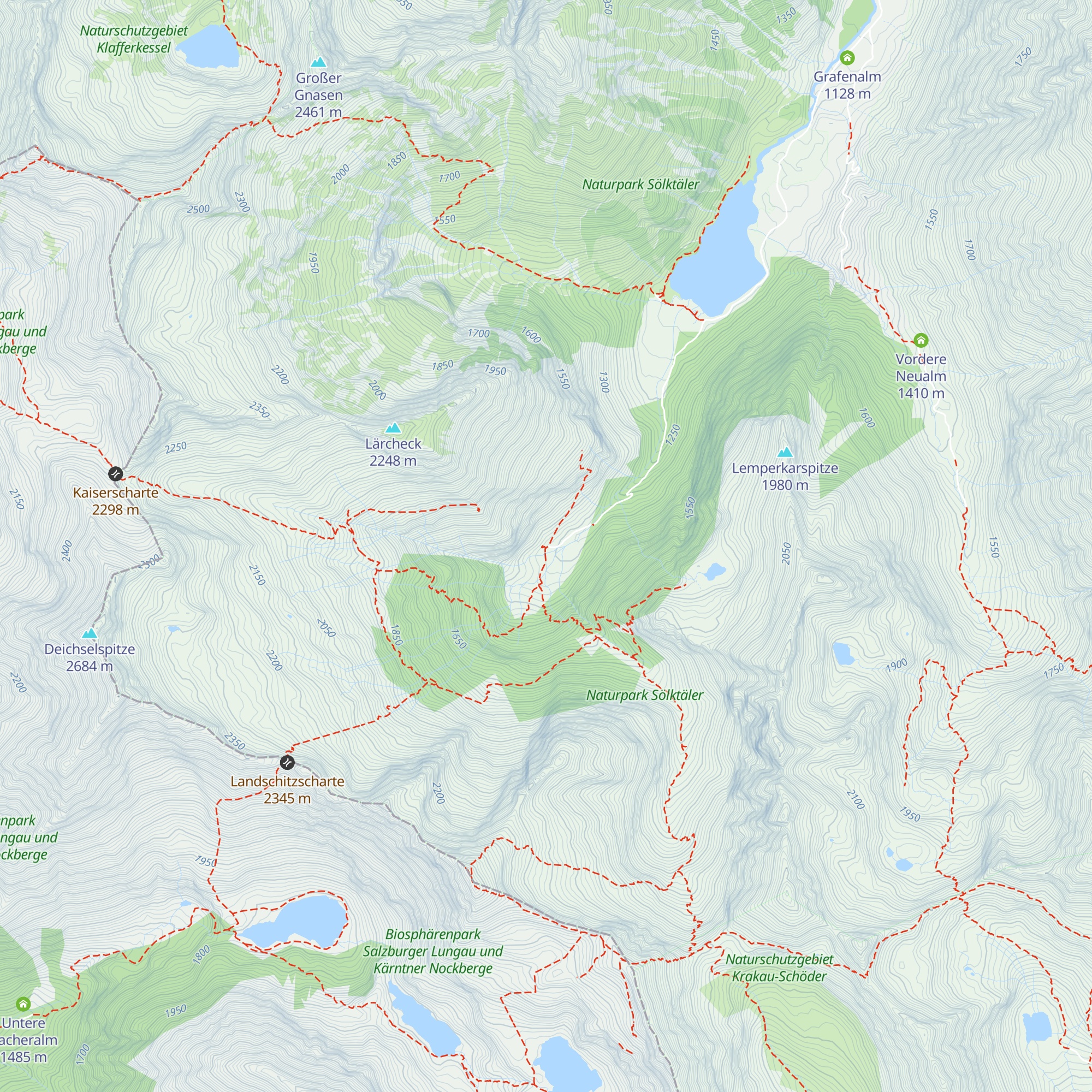 Putzentalalm map