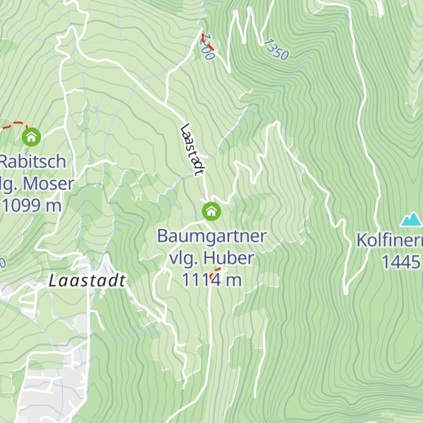Map of Baumgartner vlg. Huber