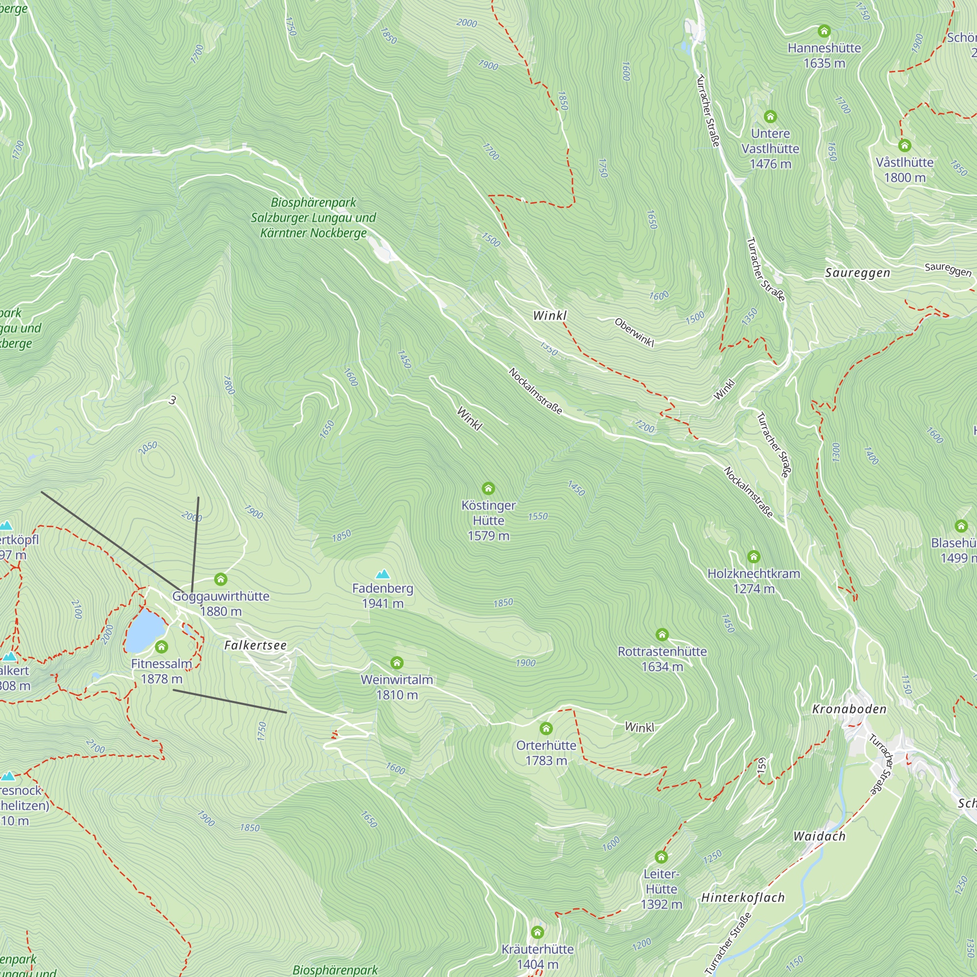 Köstinger Hütte map