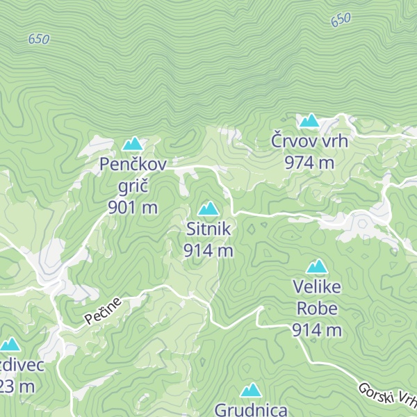 Map of Sitnik