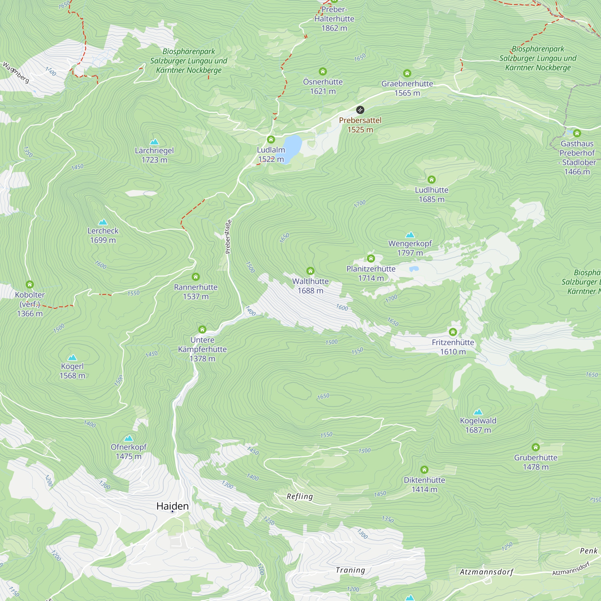 Micheinhütte map