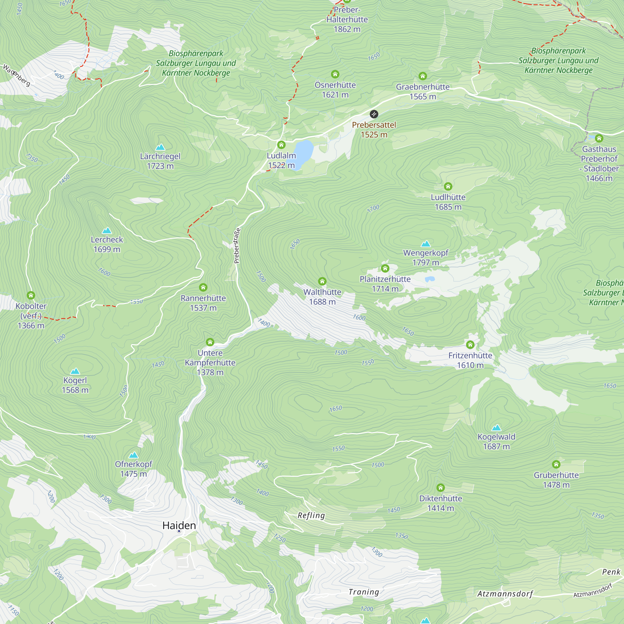 Micheinhütte map
