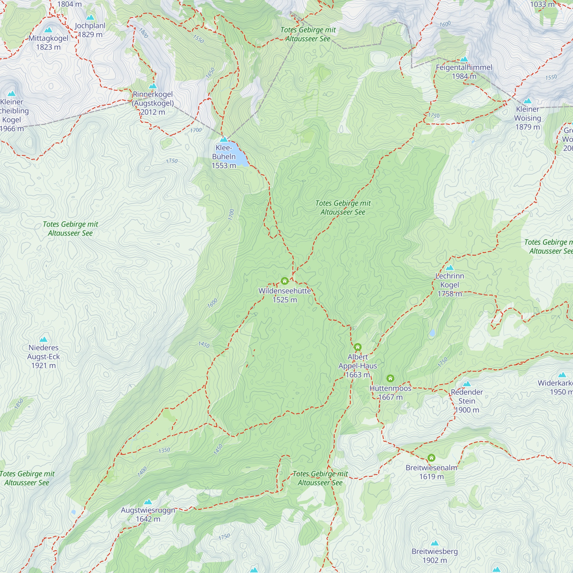 Wildenseealm map