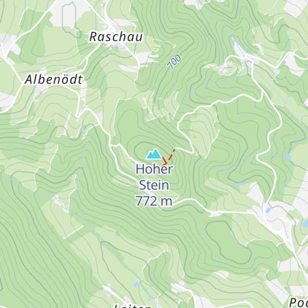 Map of Hoher Stein