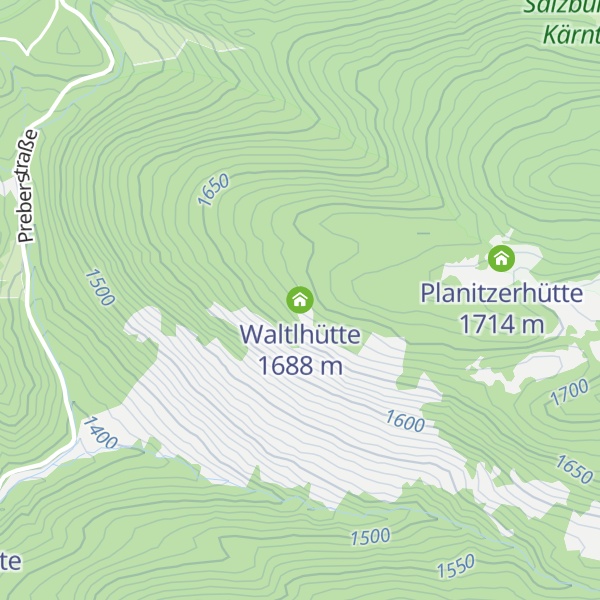 Map of Waltlhütte