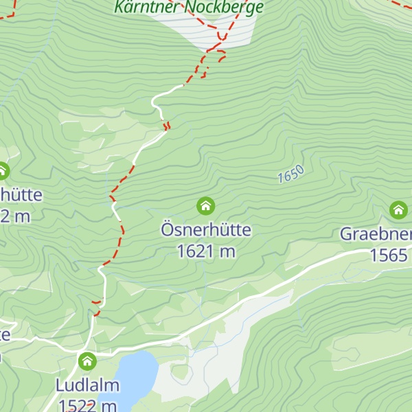 Map of Ösnerhütte