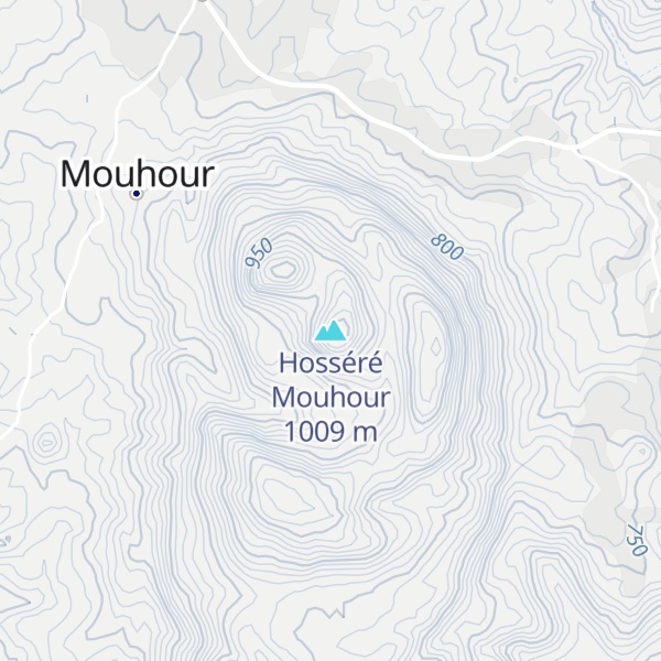 Map of Hosséré Mouhour