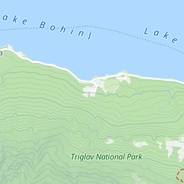 Map of CŠOD BOHINJ