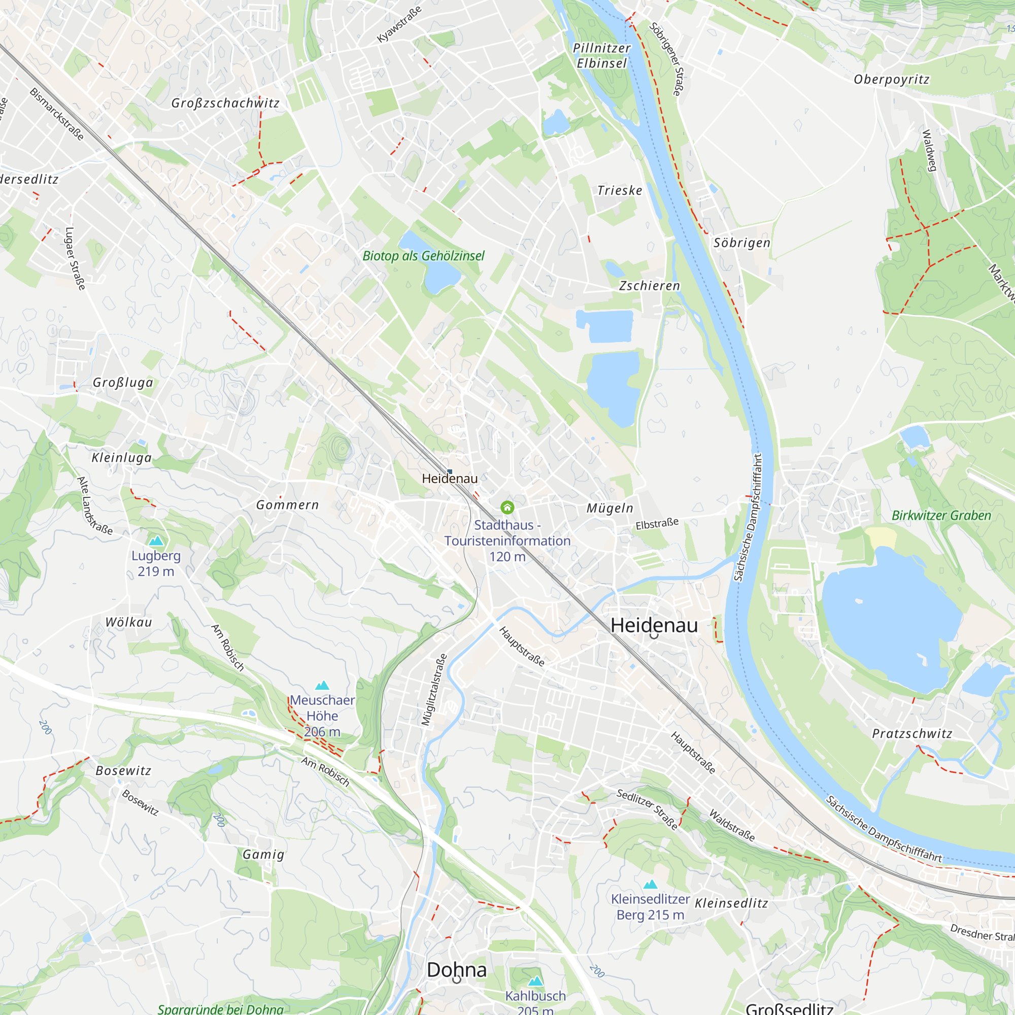 Stadthaus - Touristeninformation map