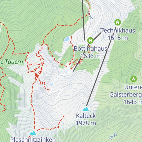 Map of Almstallhütte
