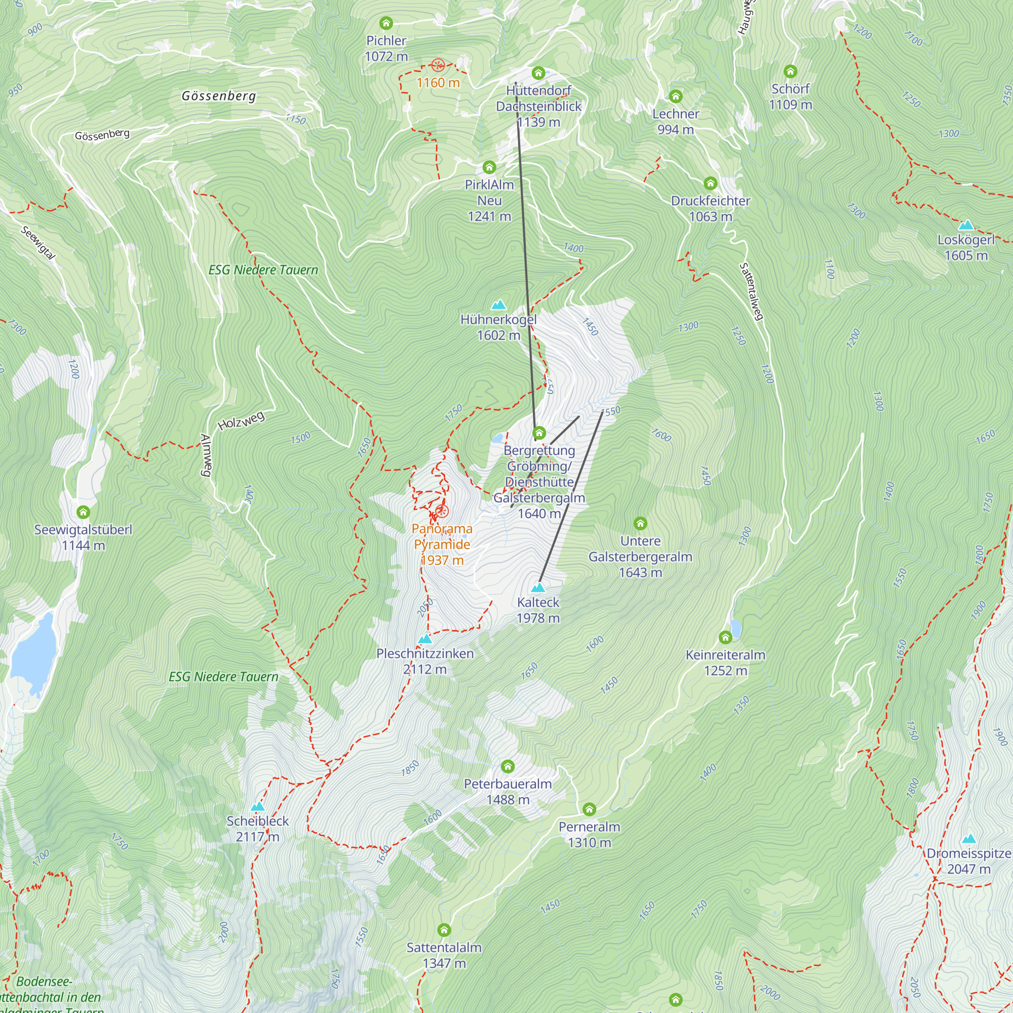 Almstallhütte map