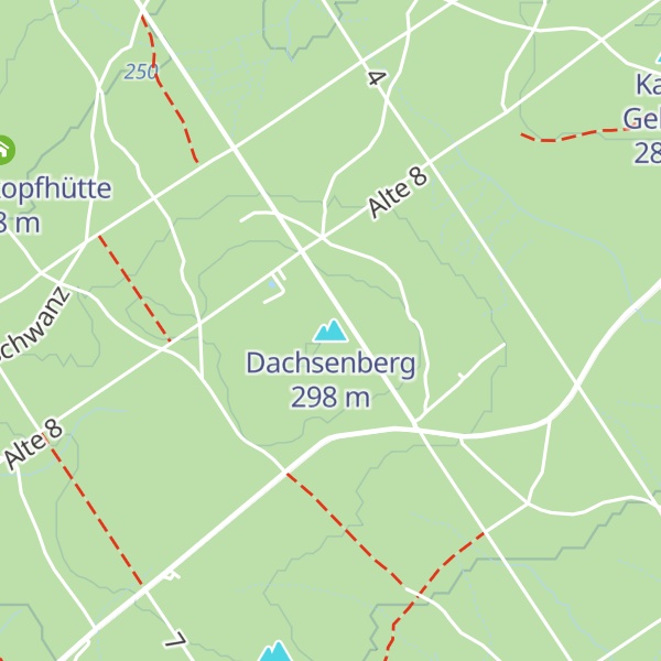 Map of Dachsenberg