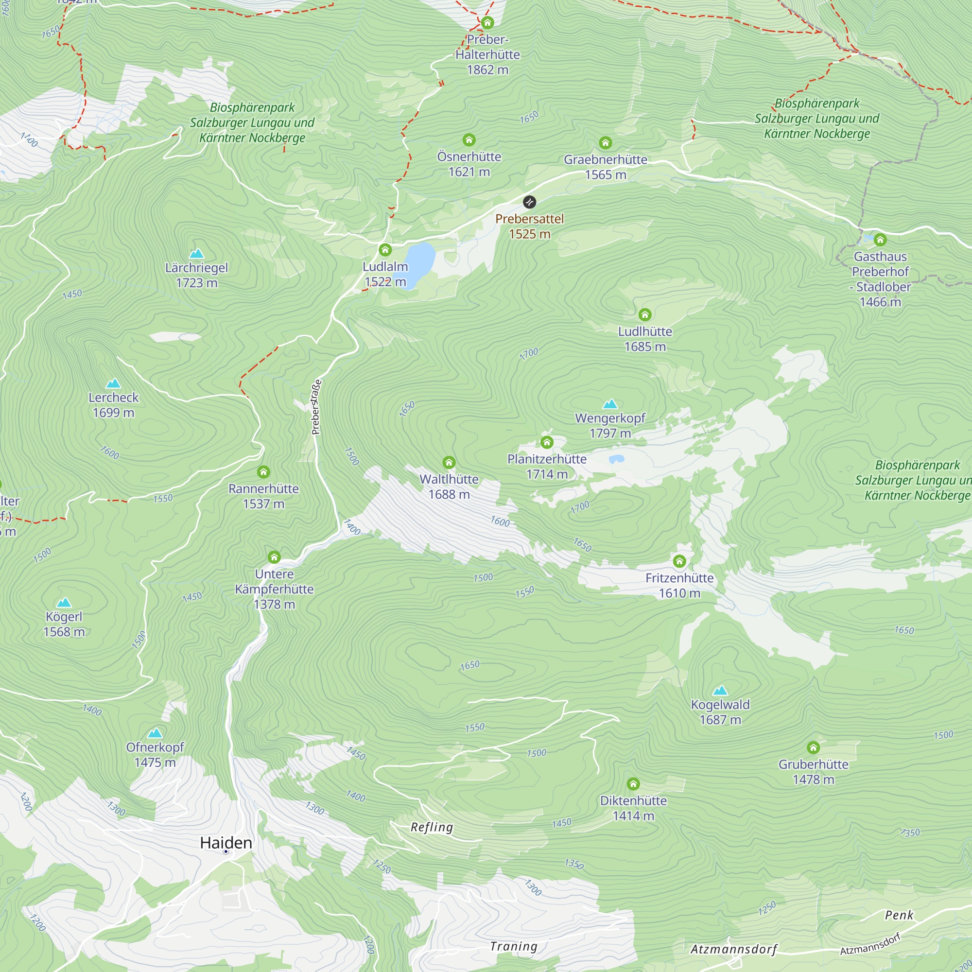 Stockerhütte map