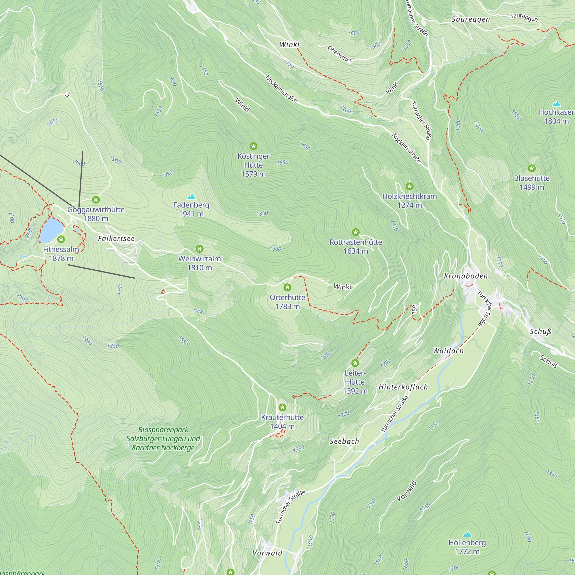 Orterhütte map