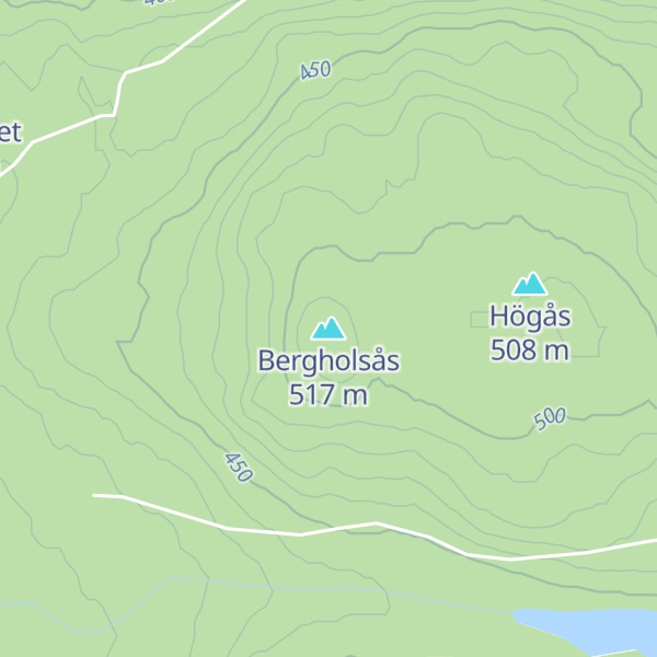 Map of Bergholsås