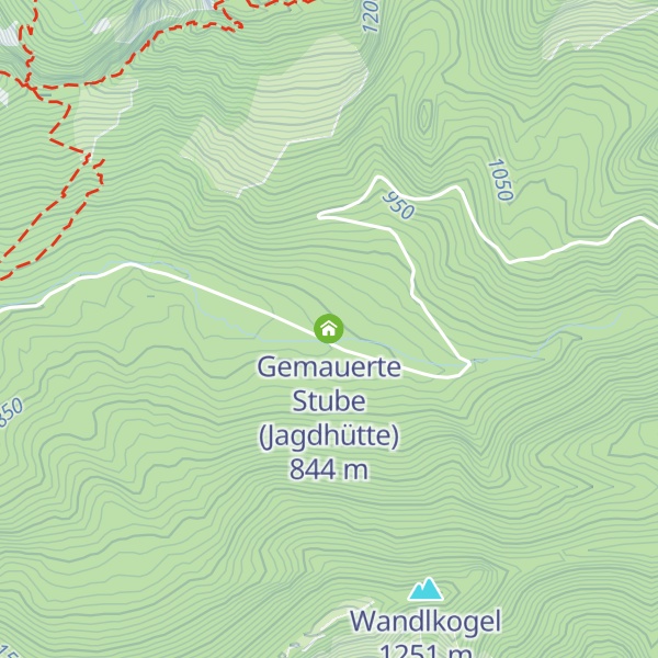 Map of Gemauerte Stube (Jagdhütte)