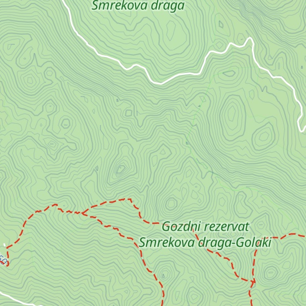 Map of Beli hrib