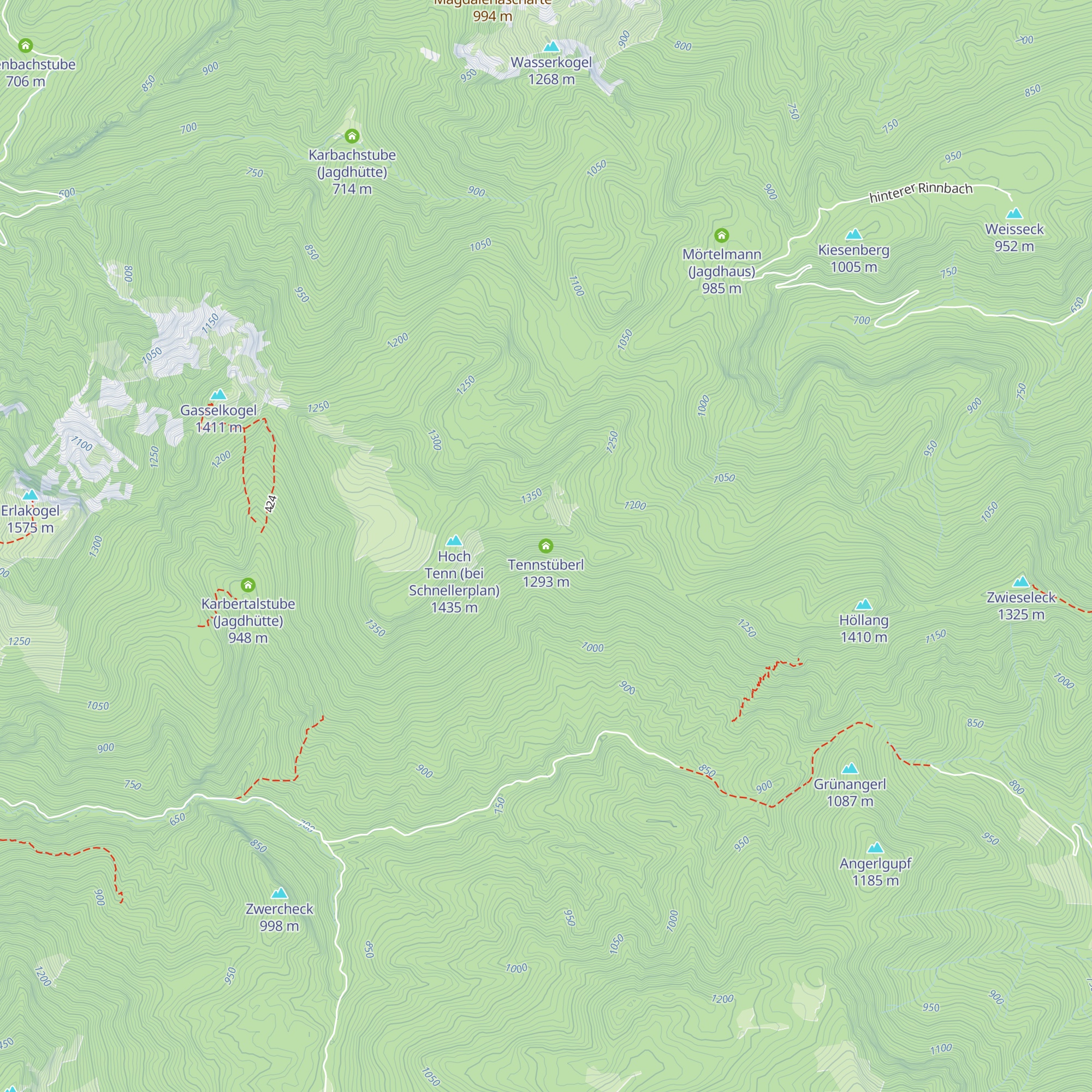 Tennstüberl map