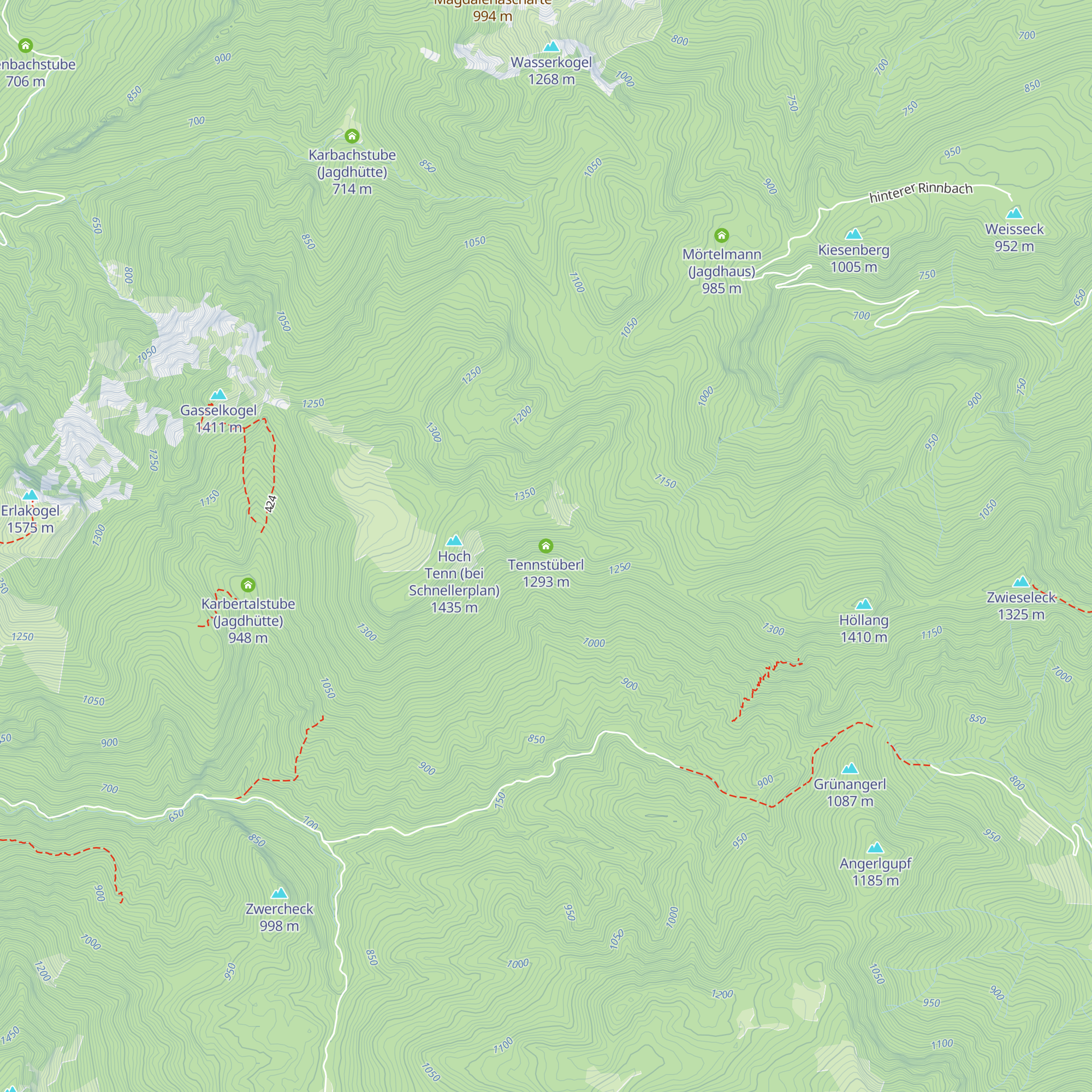Tennstüberl map