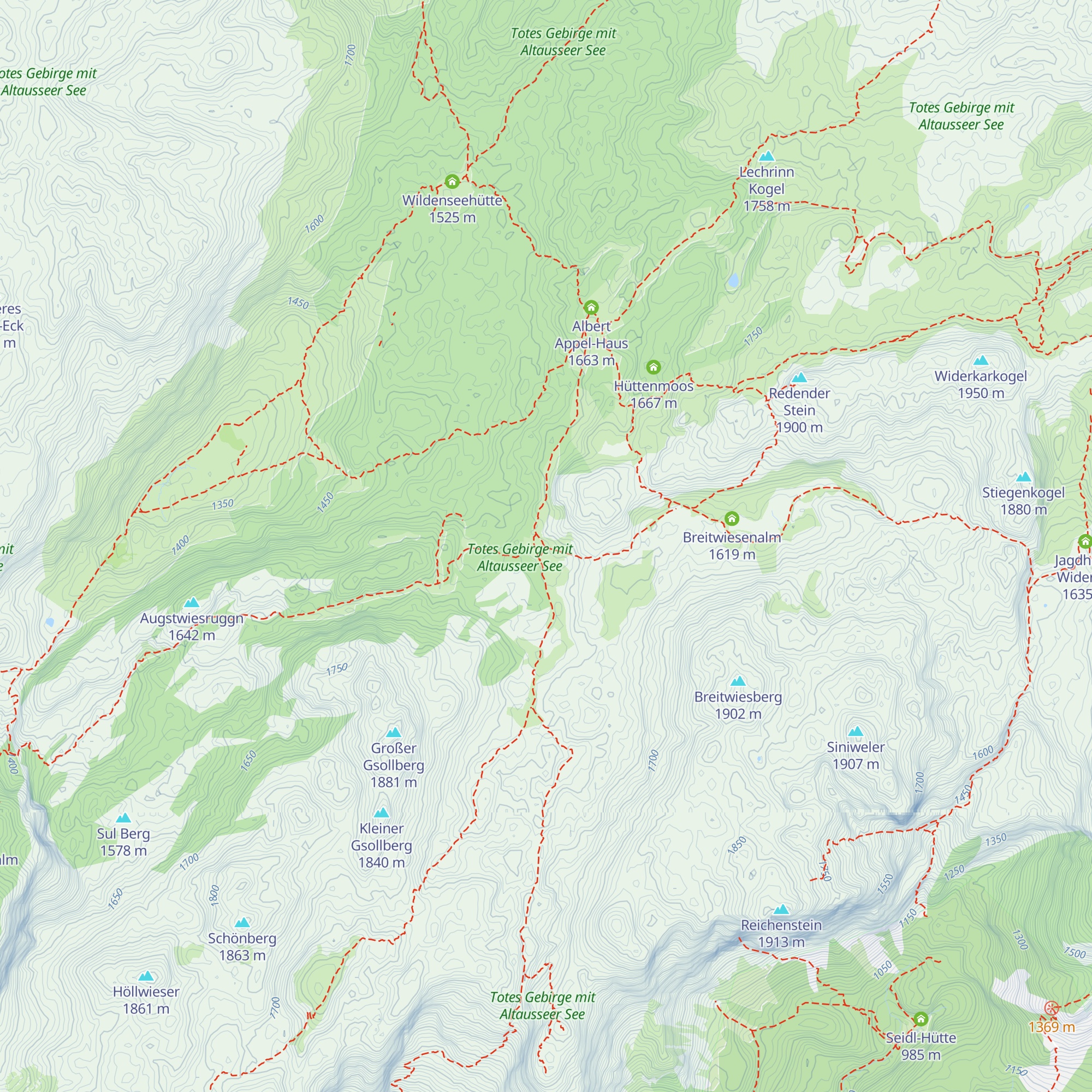 Halterhütte map