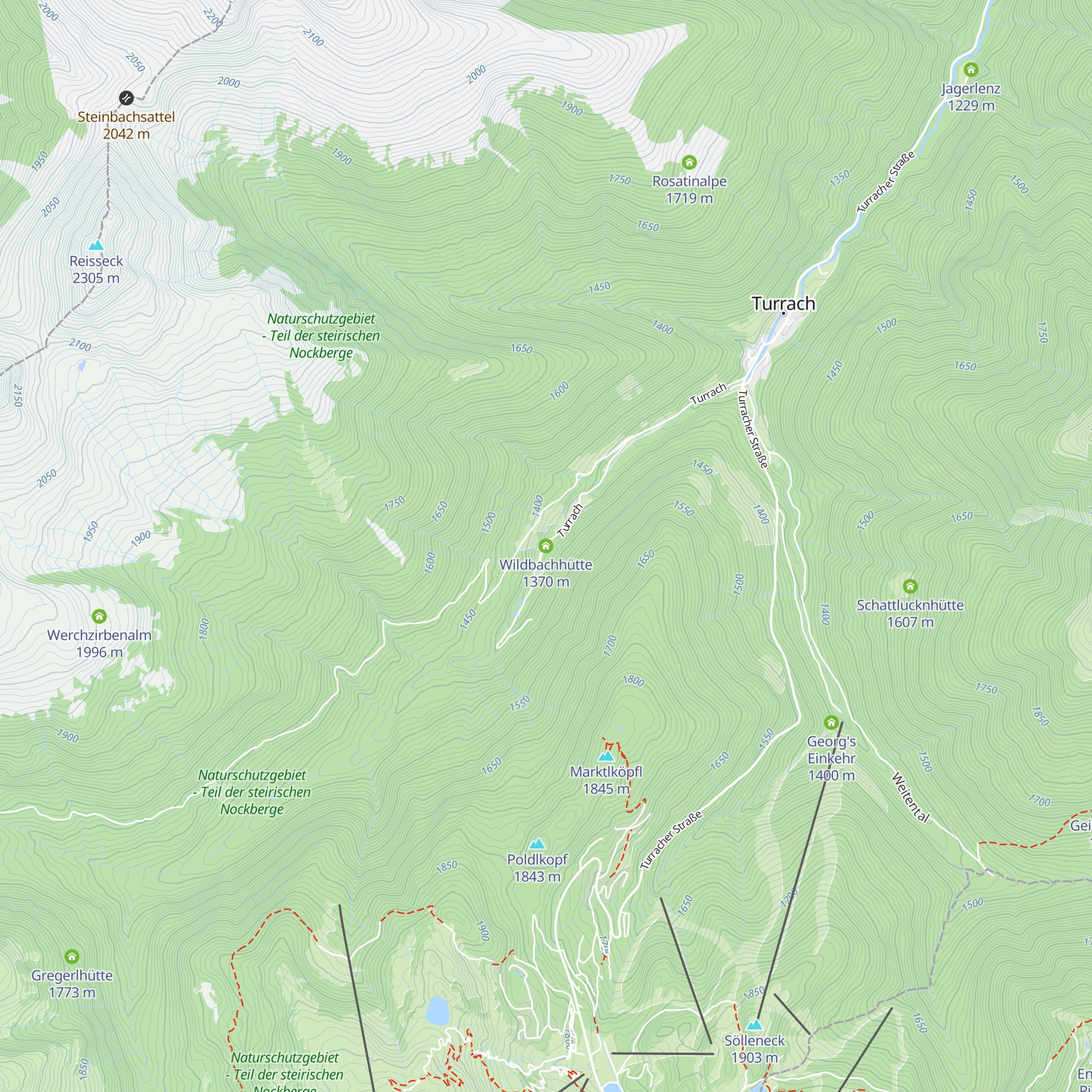 Wildbachhütte map