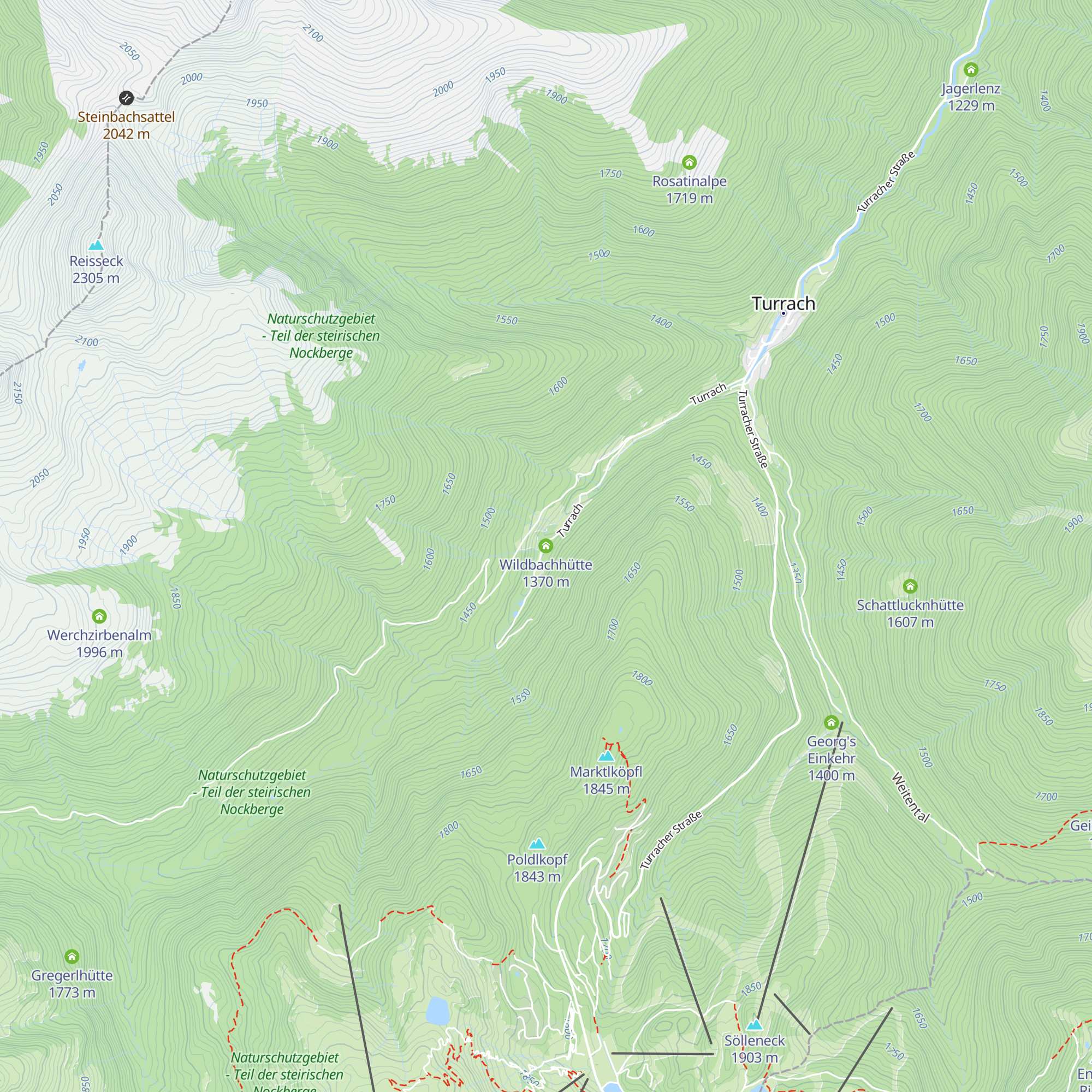 Wildbachhütte map